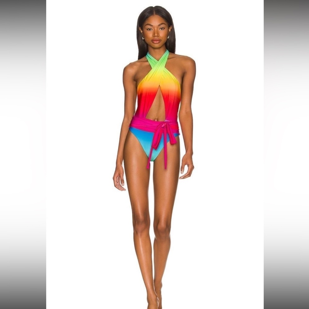 Revolve Neon One Piece swimsuit - x Revolve Alex One Piece